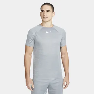 Nike Men's Dri-FIT Academy Short-Sleeve Soccer Top in Grey