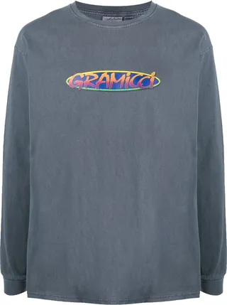 logo-print cotton T-shirt