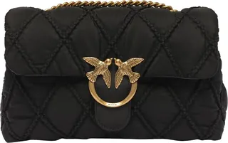 Pinko Love Bird Quited Chain Shoulder Bag