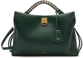 Iris Leather Top Handle Bag