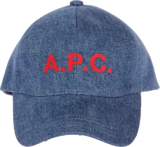 A.P.C. Logo Print Baseball Cap