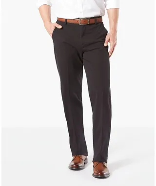 Dockers Men's Classic Fit Smart 360 flex Workday Chino Pants - Black 32x34
