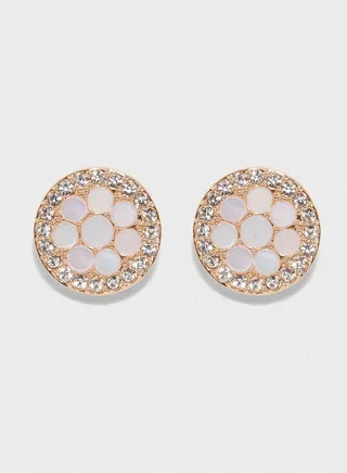 Vintage Glitz Stud Earrings