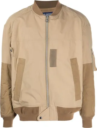 Panelled Bomber Jacket
