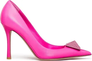 One Stud pointed-toe 100mm pumps