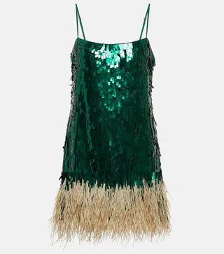 Sequin-embellished minidress