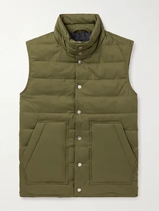 Quilted Padded Twill Gilet