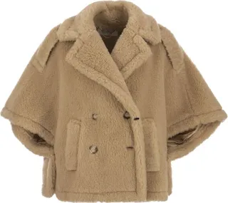 Max Mara Short-Sleeved Teddy Coat