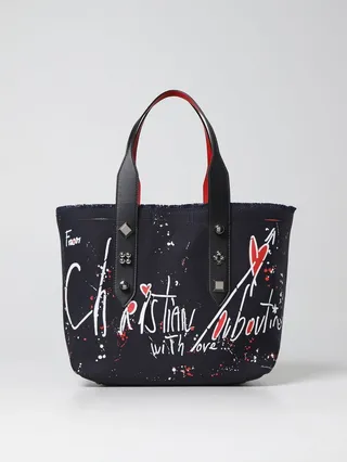 Christian Louboutin Frangibus canvas and leather bag