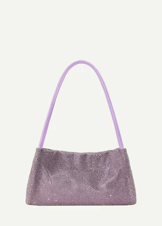 Penny Crystal Mesh Shoulder Bag