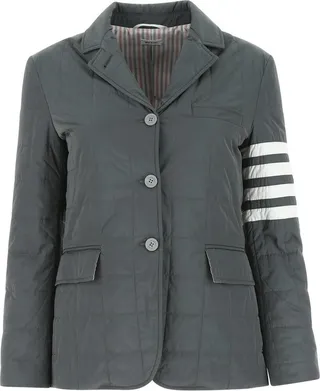 Thom Browne 4-Bar Quilted Jacket