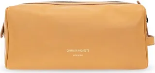 Common Projects Logo Embossed Zipped Wash Bag