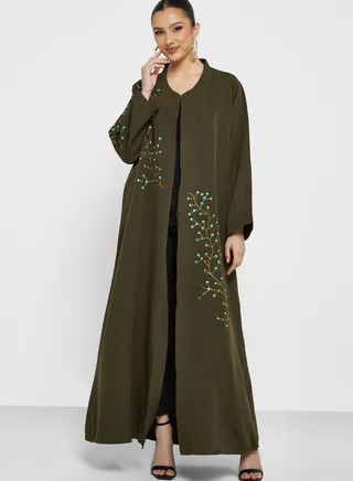 Embroidery Detail Abaya