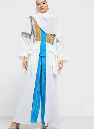 Embroidered Detail Abaya