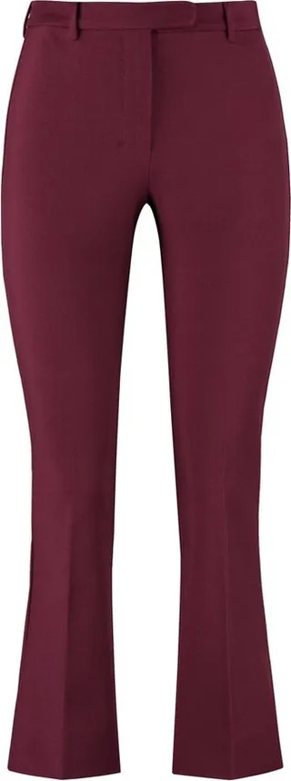 'S Max Mara High Waist Cropped Trousers