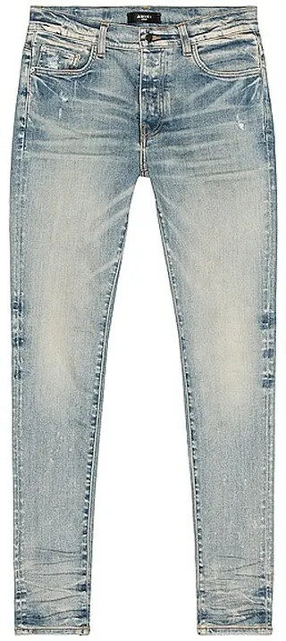 Amiri Stack Skinny Jean in Blue
