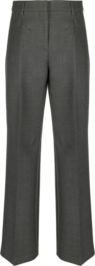 Straight-Cut Tailored Trousers