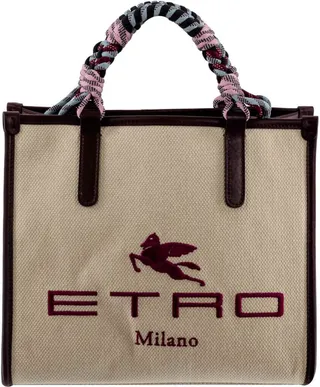 Logo-embroidered Tote Bag