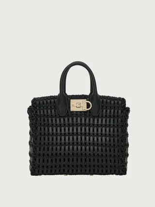 Ferragamo Women Ferragamo Studio Box bag Black