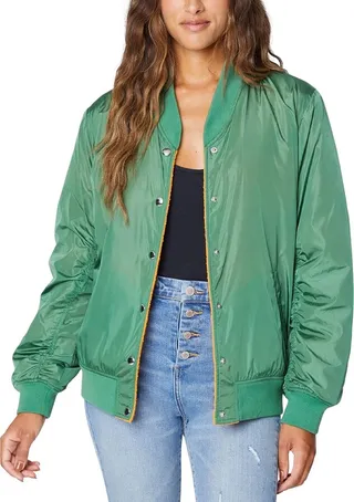 [BLANKNYC] Womens Luxury Clothing Bomber Jacket