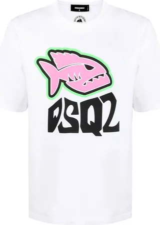 logo-print cotton T-shirt