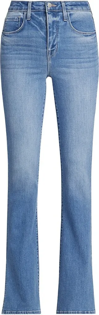 Abilene Slit Baby Boot-Cut Jeans