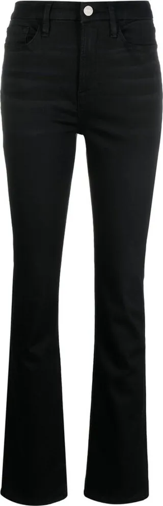Black Le Super High Bootcut Jeans
