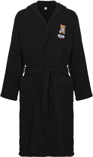 Teddy-motif bath robe