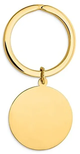 Bloomingdale's Disc Key Ring in 14K Yellow Gold - 100% Exclusive