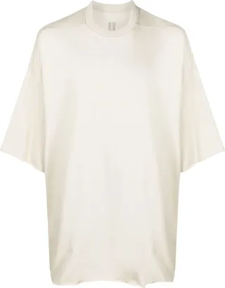dropped-shoulder detail T-shirt