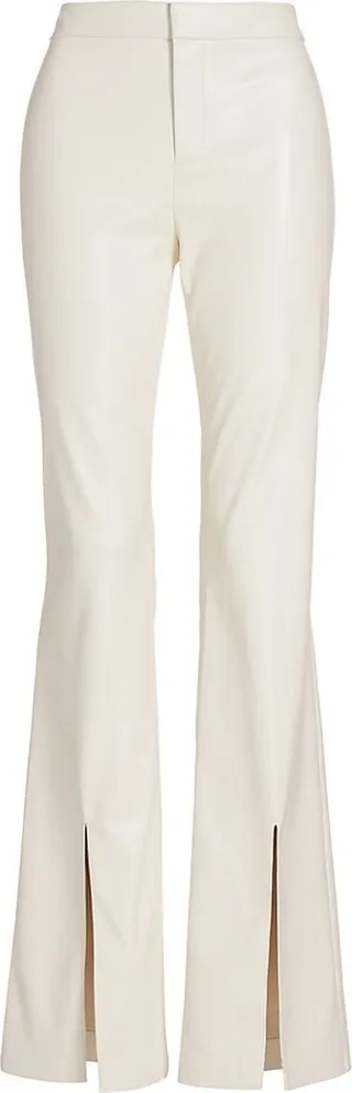Walker Split Vegan Leather Pants