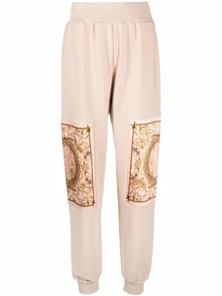 New Baroque print joggers