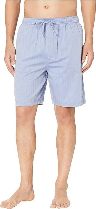 Nautica Captain's Herringbone Sleep Short (Blue Bone) Men's Pajama
