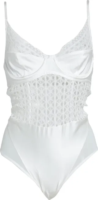 Lingerie Bodysuit White