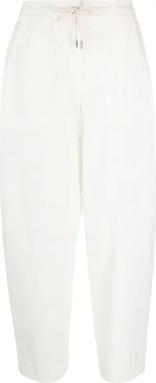 Straight-Leg Organic Cotton Trousers