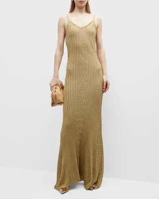 Textured Column Cami Dress
