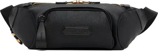 TOM FORD Black Leather Belt Bag
