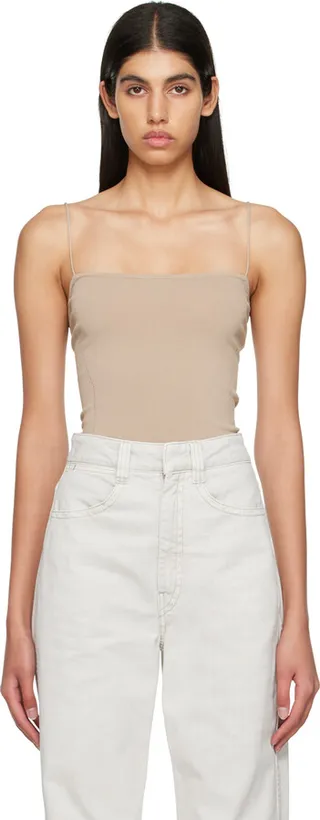 LEMAIRE Beige Darted Camisole