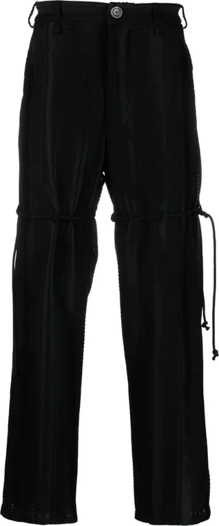 Knitted Wide-Leg Trousers