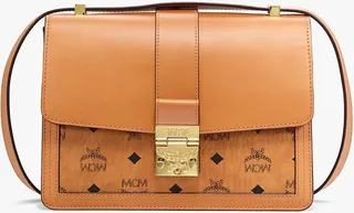 Tracy Shoulder Bag in Visetos Leather Mix