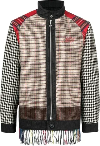 Panelled Bomber Jacket