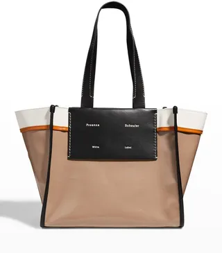 Morris Large Coated Canvas Shopper Tote Bag