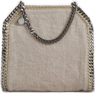 Stella McCartney Falabella Logo Charm Small Tote Bag