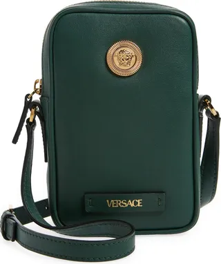 Biggie Medusa Coin Phone Crossbody Bag
