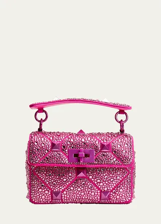 Roman Stud Small Embellished Shoulder Bag