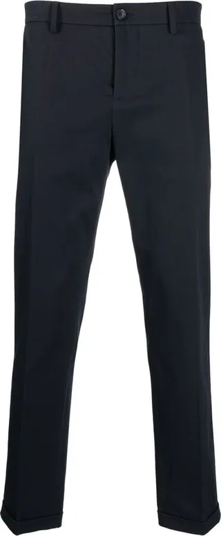 Slim-Cut Cropped Trousers