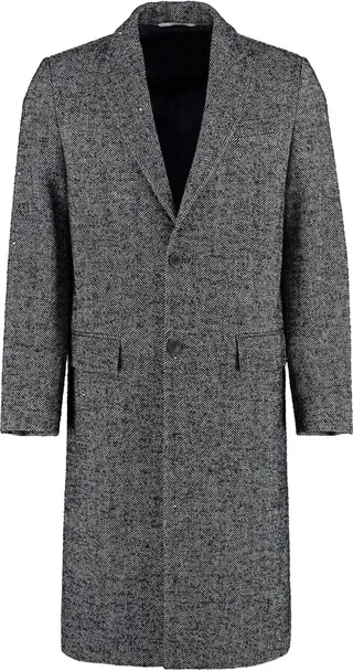 Mixed Wool Tweed Coat