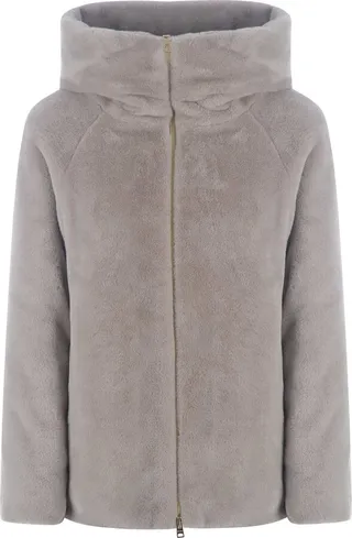 Jacket Herno Down In Faux Fur