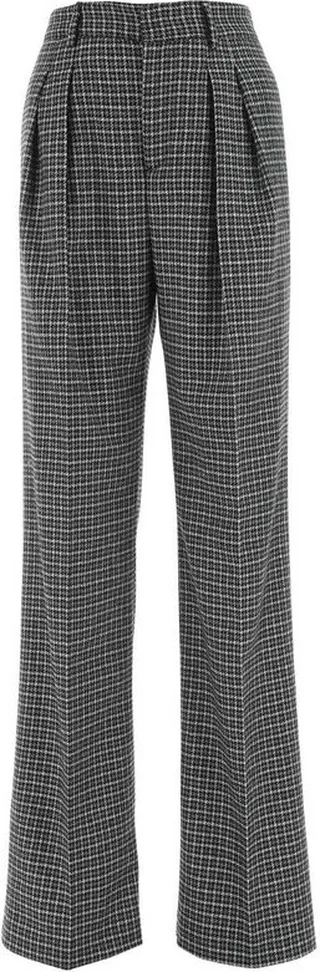 REDValentino Checked Straight Leg Trousers