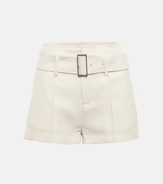 Belted shorts